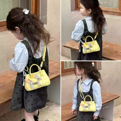 时尚新款女宝宝迷你花园包包单肩包休闲儿童手提托特包通勤斜挎包