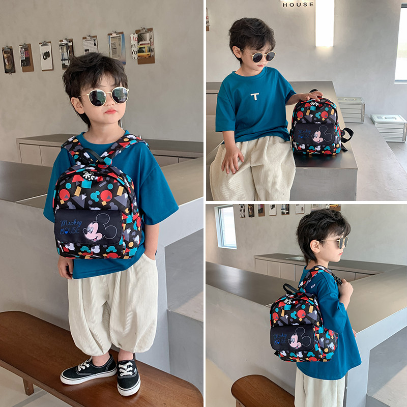 男女宝宝幼儿园小书包卡通可爱3-6岁小孩双肩包轻便简约儿童背包