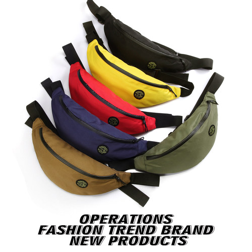 日系潮牌街头个性百搭休闲胸包