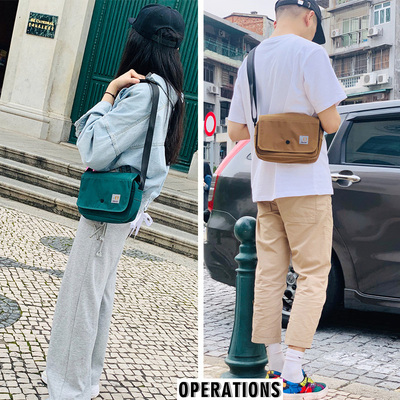 尼龙休闲小方包operations日系