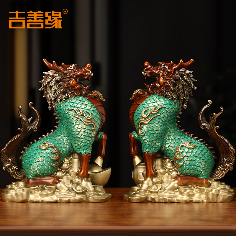 吉善缘黄铜祝福、送礼中式