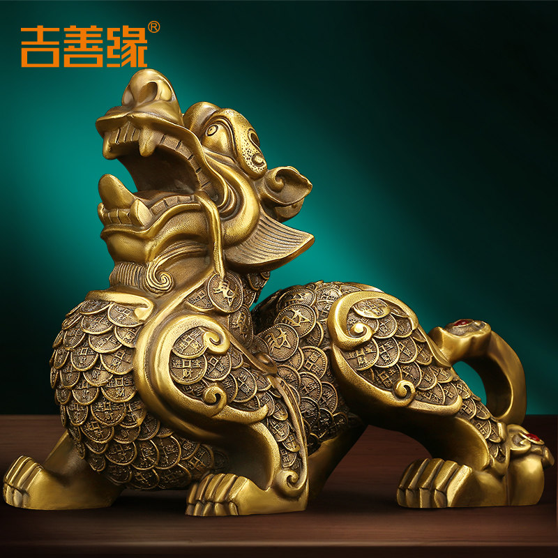 吉善缘铜貔貅摆件铜招财工艺礼品图片