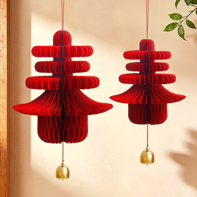 2026新年装饰品年味小挂件春字灯笼挂饰马年过年氛围场景布置贺年