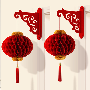新年装饰品壁挂灯笼氛围布置挂件饰2026新款马年入户门口贺年过年