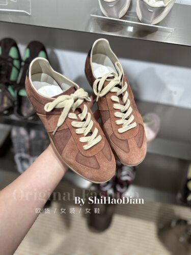 欧洲站2026秋季新款经典复古水洗德训鞋女欧货系带时尚百搭休闲鞋