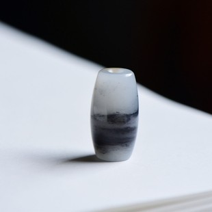 缘鼎玉器 天然和田玉吊坠青花籽料勒子转运珠玉佩玉石挂件带证书