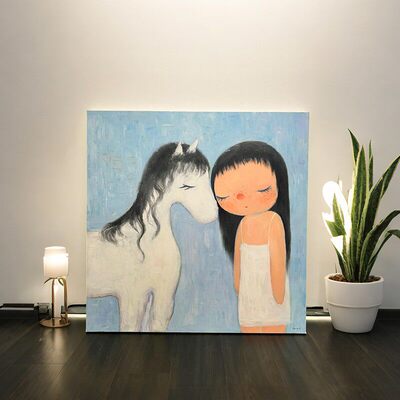 yu玉可爱卡通客厅玄关装