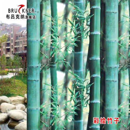 静电彩绘加厚免胶隔热玻璃贴纸