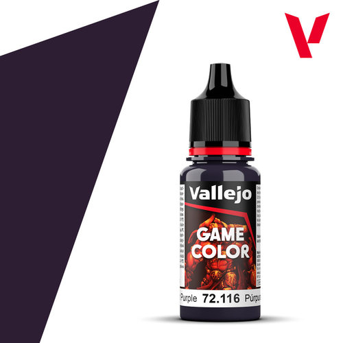 vallejo西班牙AV72116/033午夜紫Midnight Purple水性模型手涂漆