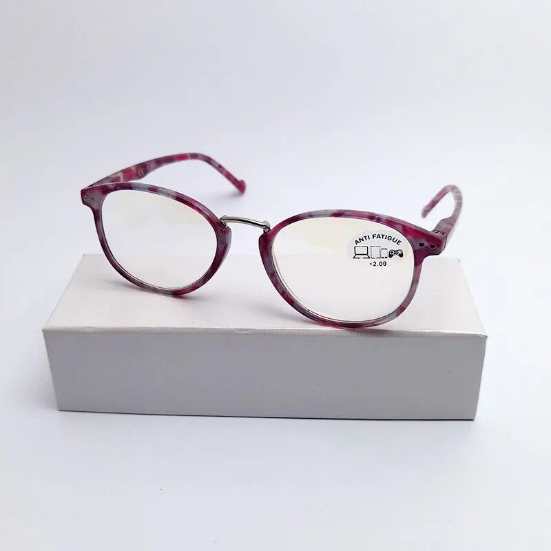 时尚华丽气质高清镀膜防蓝光老花镜