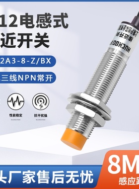 M12大距离金属感应器限位接近开关传感器LJ12A3-8-Z/BX/BY/AX/EX