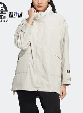 Adidas/阿迪达斯正品春季新款女子运动摇粒绒夹克外套HZ2996