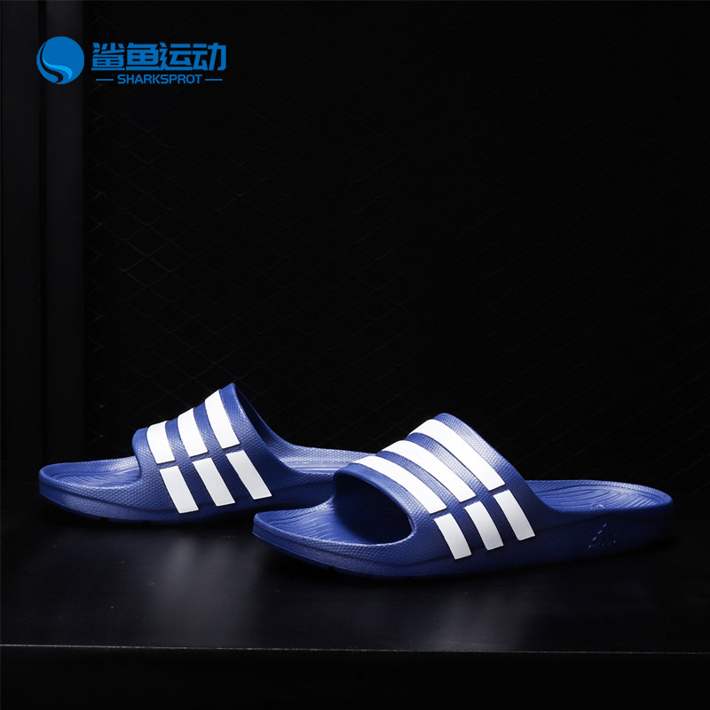 Adidas/阿迪达斯正品 DURAMO SLIDE男运动休闲拖鞋G14309 G15890