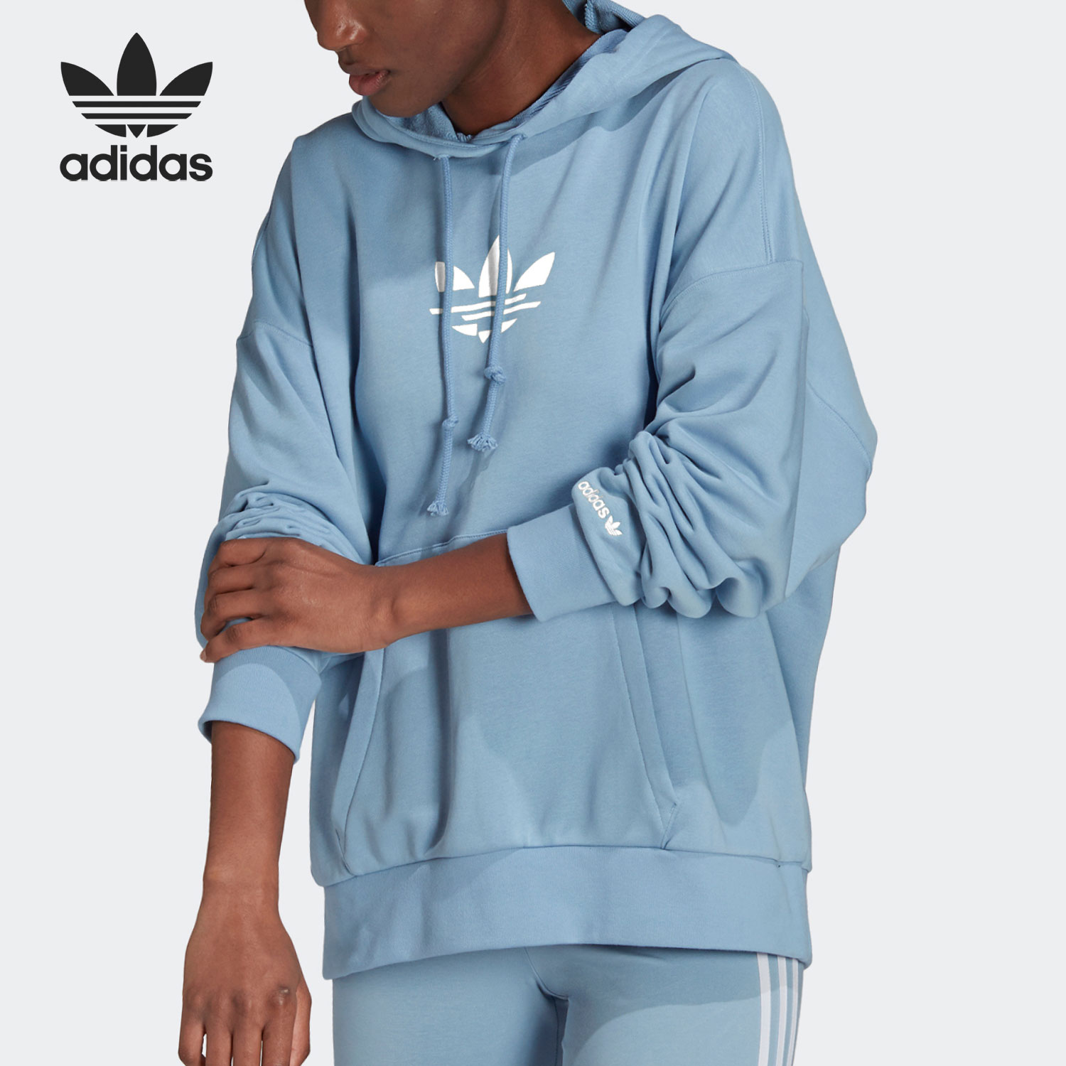 Adidas/阿迪达斯女子连帽套头衫