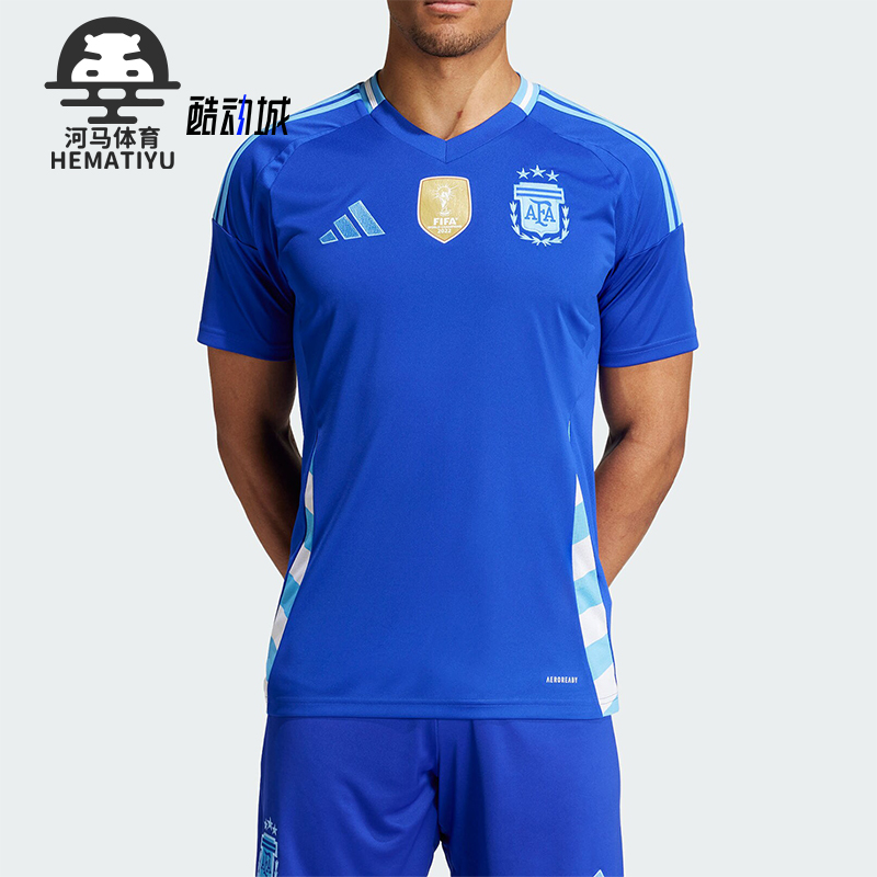 阿迪达斯男士足球运动球衣