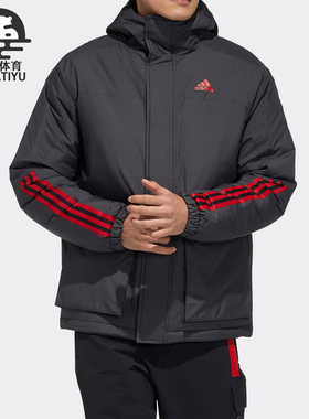 Adidas/阿迪达斯正品CNY X-BU JACKET 男子户外连帽棉服 GN7373