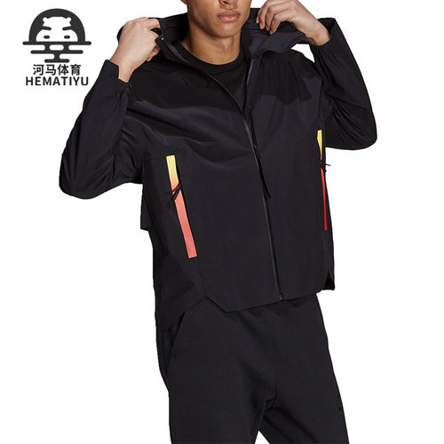 Adidas/阿迪达斯正品春季新款男子休闲运动连帽外套 GT0352