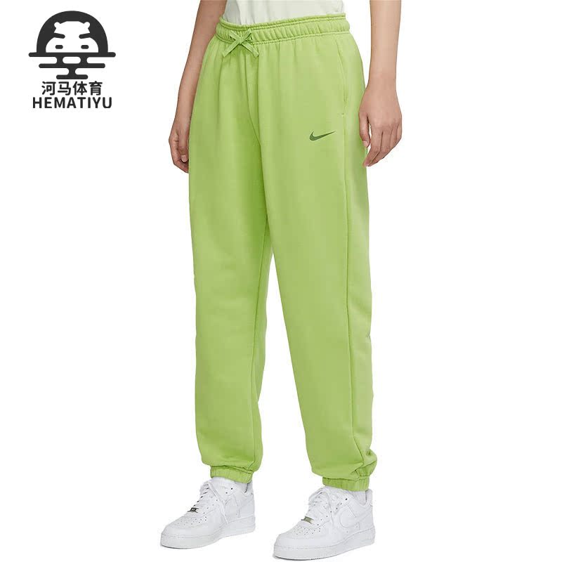 耐克女子针织束脚宽松运动长裤