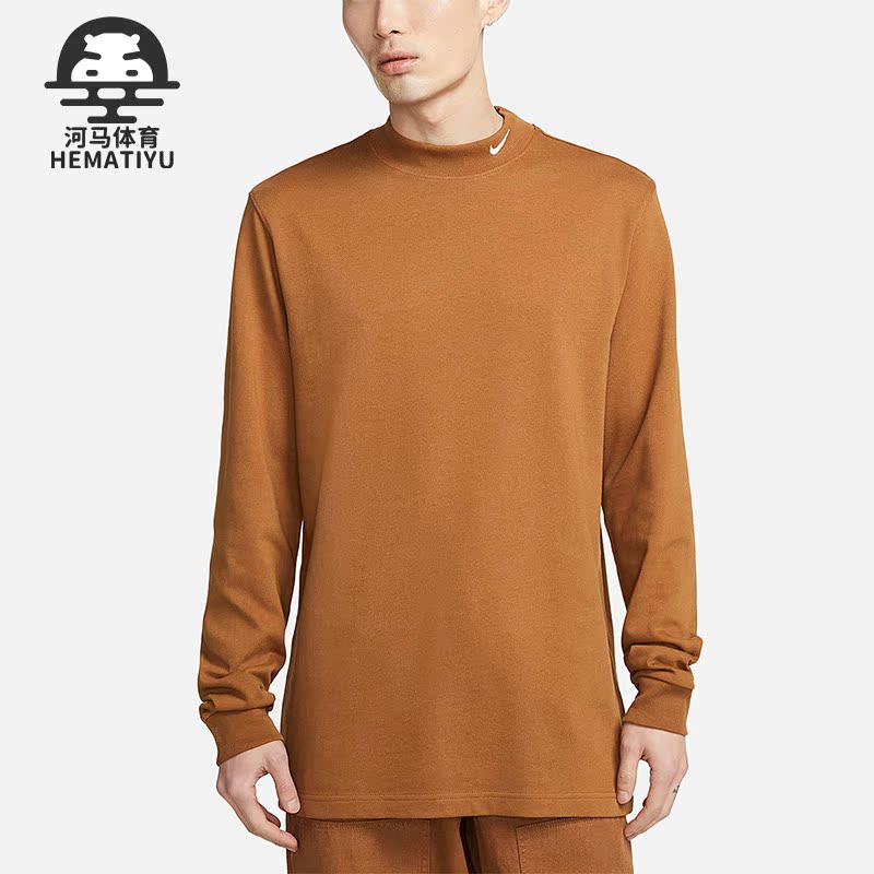 耐克正品新款男子运动长袖企领恤