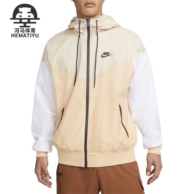 耐克男子梭织运动连帽外套