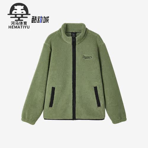 斯凯奇男女新款立领休闲运动外套