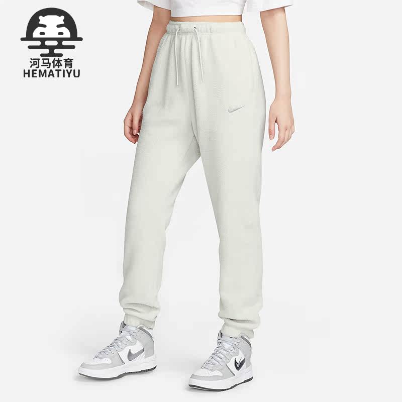 耐克正品女子针织跑步长裤