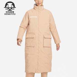 Nike/耐克THERMA-FIT保暖女子中长款保暖立领棉服 DQ6859-200