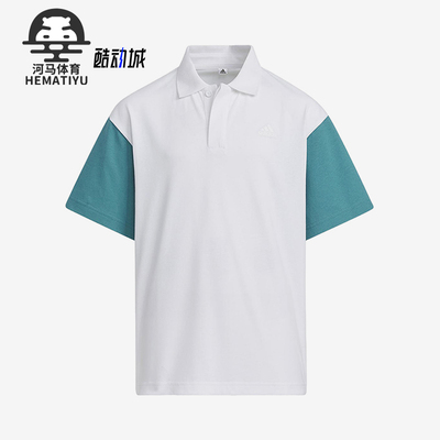 阿迪达斯儿童运动休闲短袖POLO衫