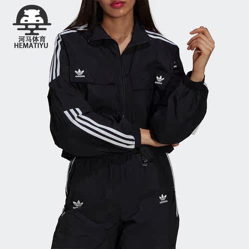 阿迪达斯女潮流运动棒球服外套