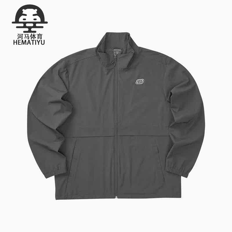 Skechers/斯凯奇正品新款男子宽松立领夹克休闲运动外套,运动服/休闲服装,运动茄克/外套,淘宝优惠券,粉丝福利购,淘宝优惠卷