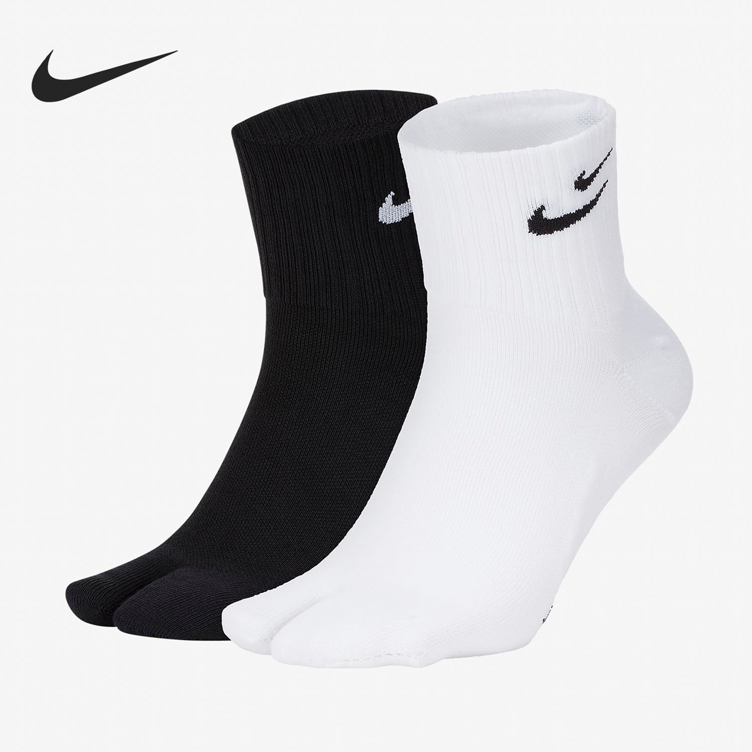Nike/耐克正品WILDCARD ANKLE 分趾运动袜忍者袜（两双装）CK0106