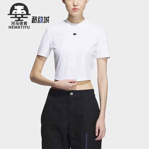 阿迪达斯三叶草女子运动短袖T恤