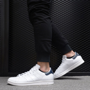 男女魔术贴休闲板鞋 Adidas S75187 SMITH 阿迪达斯正品 STAN