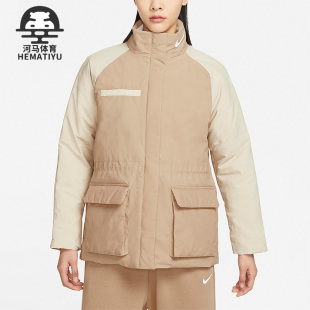 Nike/耐克冬季新款保暖女子运动休闲加厚保暖棉服DQ6851-200
