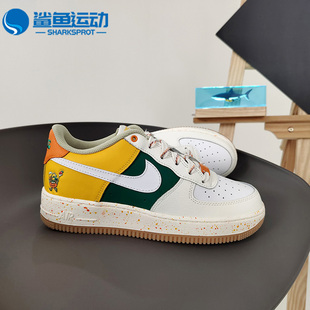 Nike/耐克正品AIR FORCE 1 AF1女子GS大童休闲运动板鞋DQ5085-111