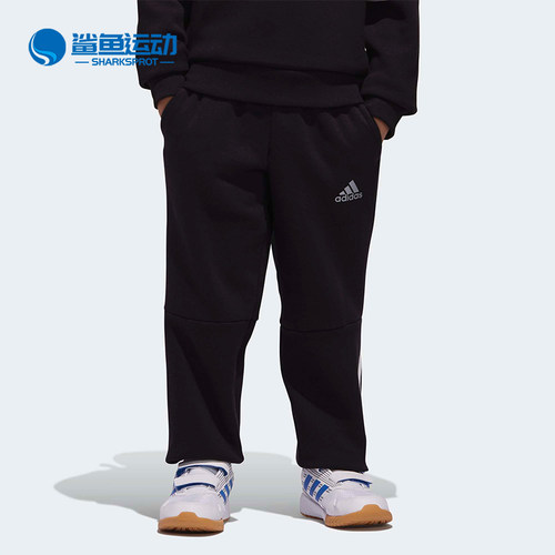 阿迪达斯秋冬季针织长裤