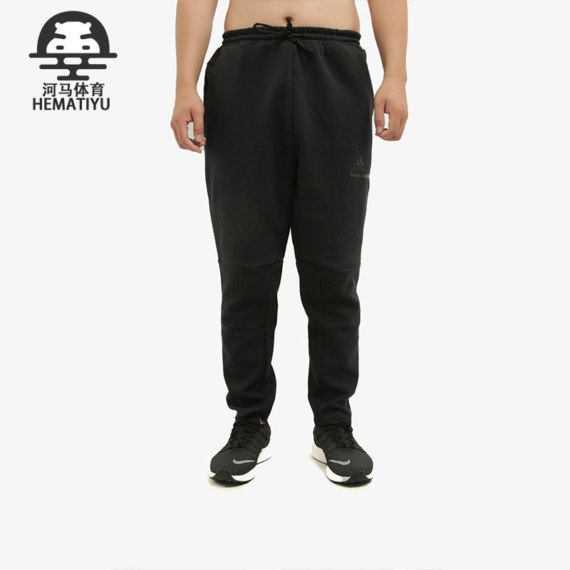 男子系带收口束腿运动长裤