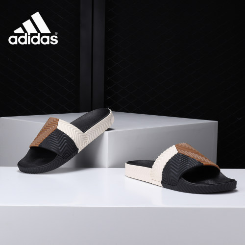 Adidas/阿迪达斯正品 亚历山大王联名男女休闲舒适运动拖鞋AC7408