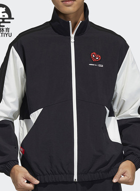 Adidas/阿迪达斯正品neo蜘蛛侠联名情人节男女运动夹克外套H44998