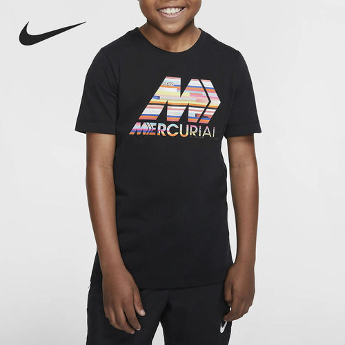 Nike/耐克正品MERC B DRY TEE大童男孩足球短袖T恤休闲T桖CD5262