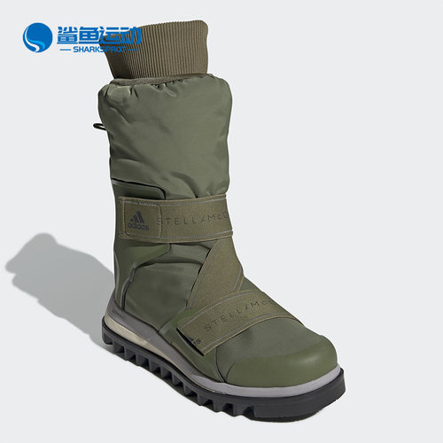 阿迪达斯正品女户外防滑雪地靴