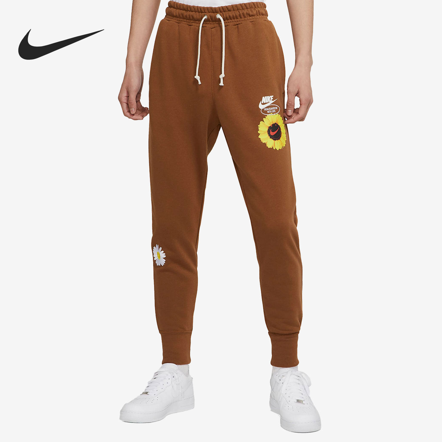 耐克春季男子运动针织收口长裤