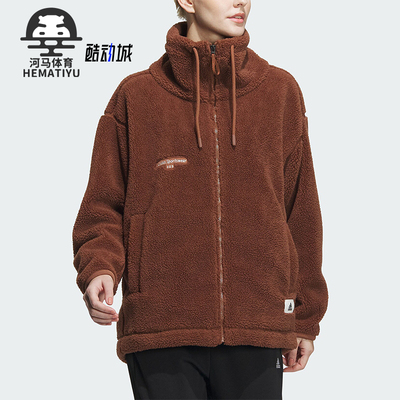 阿迪达斯正品女子加绒外套