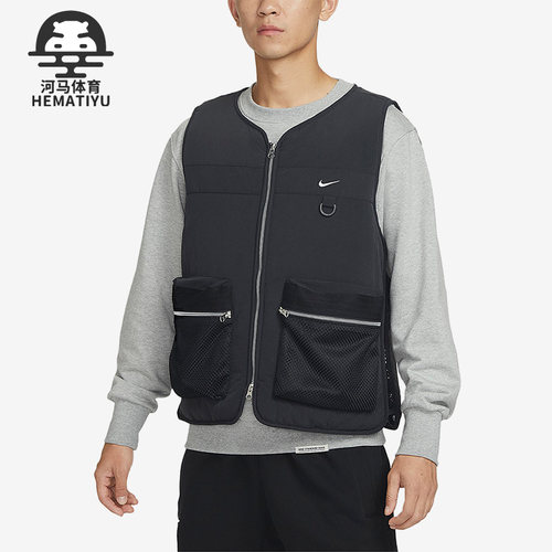 Nike/耐克正品春季新款男子户外运动保暖棉马甲DV9494-010