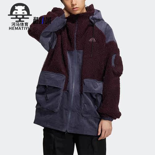 阿迪达斯正品男子摇粒绒外套