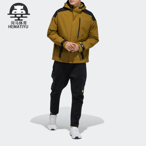 Adidas男子连帽夹克外套运动训练