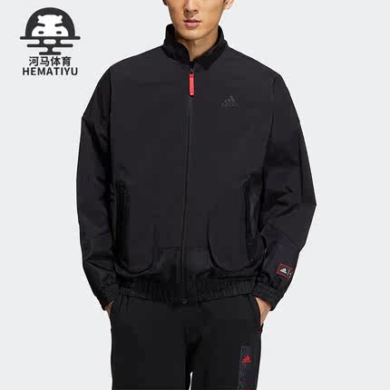 Adidas/阿迪达斯正品春季新款男子运动宽松夹克外套HZ3037