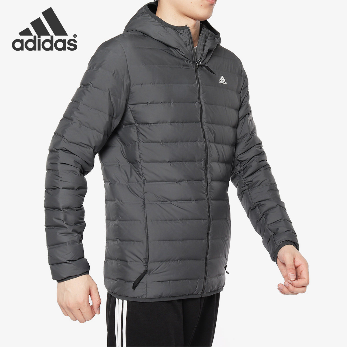 阿迪达斯正品男子休闲运动羽绒服