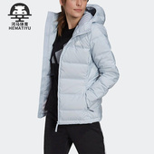 新款 冬季 女子运动休闲连帽羽绒服GQ7133 阿迪达斯正品 Adidas