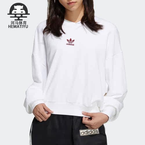 阿迪达斯春季女子卫衣套头衫